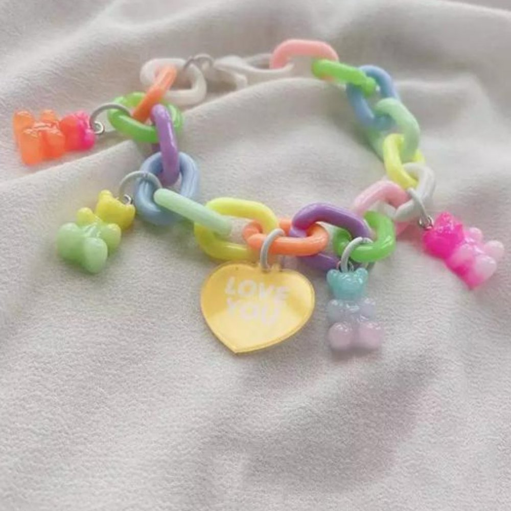Korean style bracelet " Gummy bears" - Picture 2 of 3